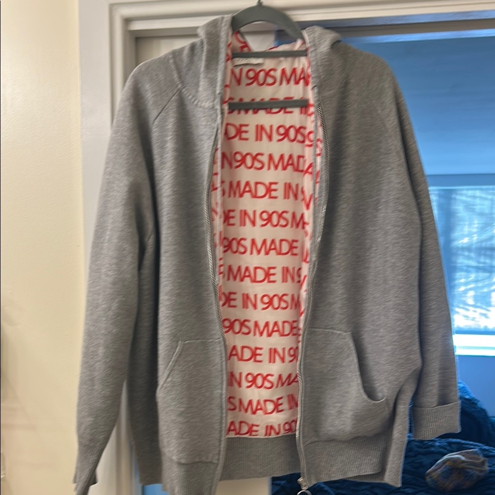 Gray Hoodie Sweater